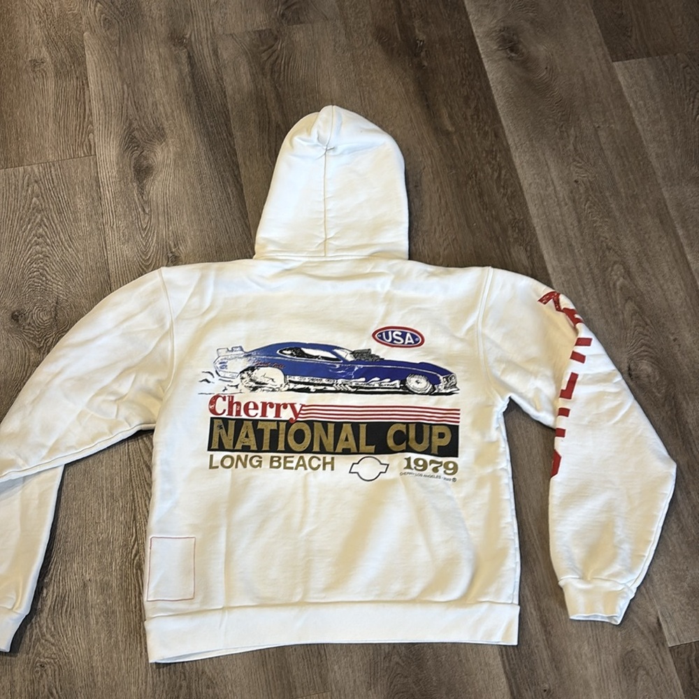 Cherry LA White Hoodie - Picture 9 of 11